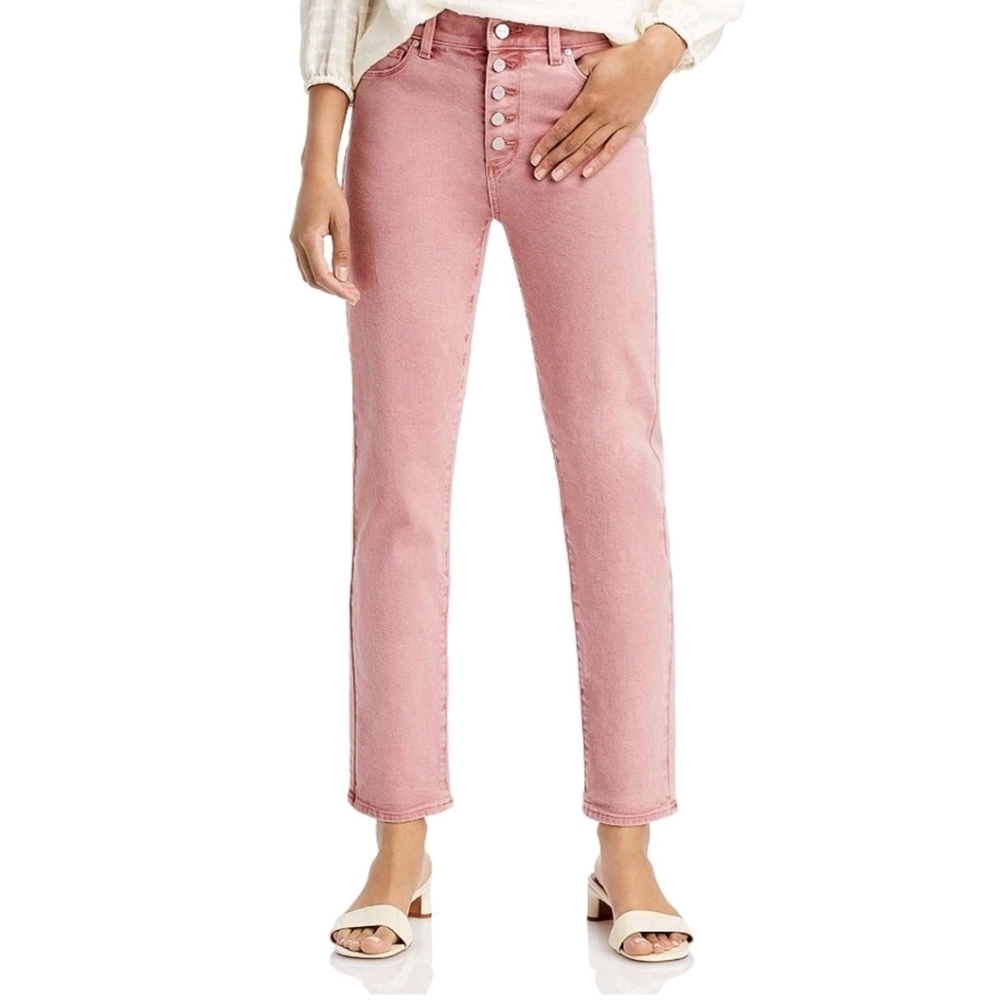 Paige Blush Pink Denim Jeans Size 32